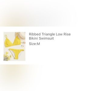 Medium yellow woman’s bikini